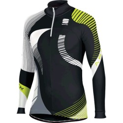 Sportful Apex Evo Race Top svart-hvit-gul